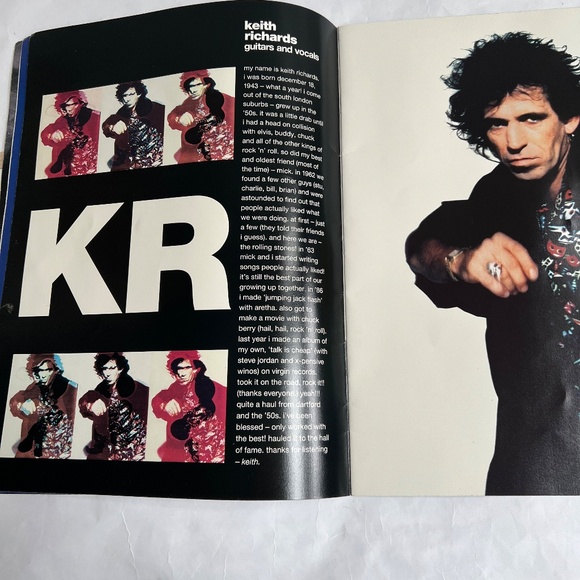 ROLLING STONES Concert Program Tour Book 12" x 16" STEEL WHEELS Canadian 1989 - Picture 9 of 11